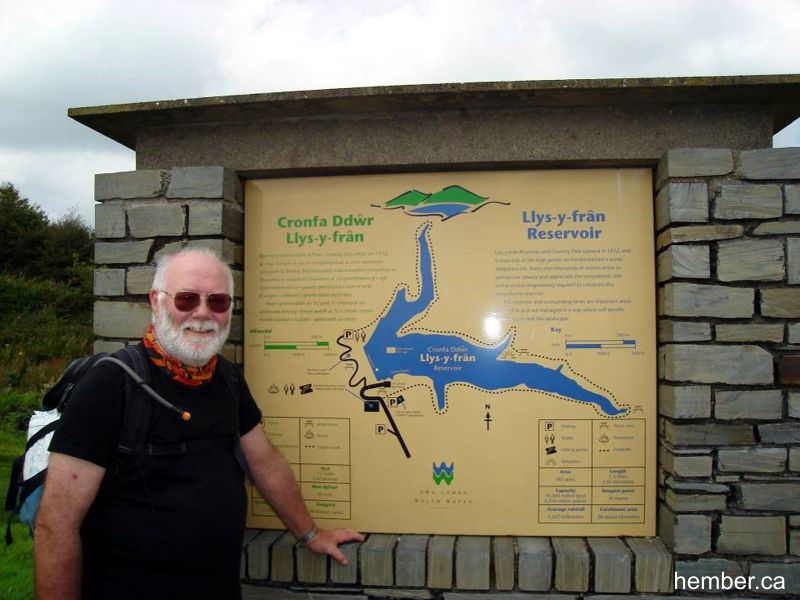 Dave at Llys-y-fran Reservoir