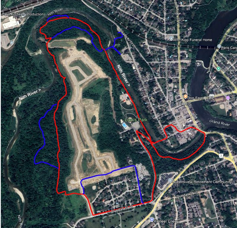 Inert Map of 6 km Loop