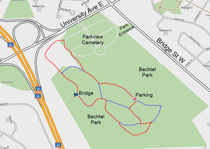 Bechtel Park Loop Map