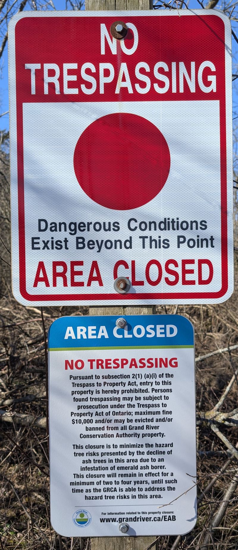 No Trespassing No Trespassing