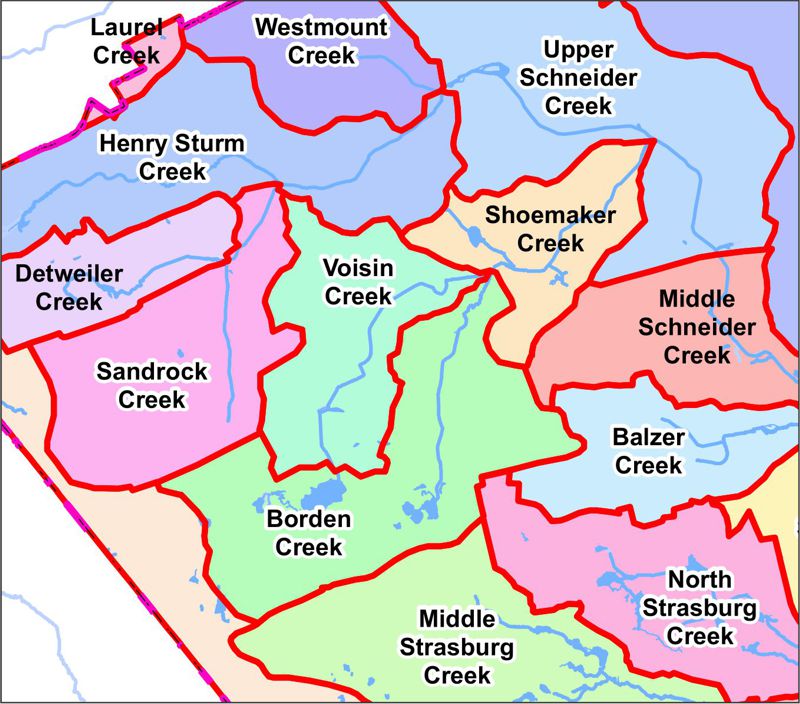 Storm Water Area Map